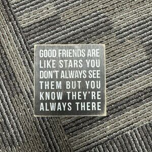 “Good friends are like stars” Jewelry box
